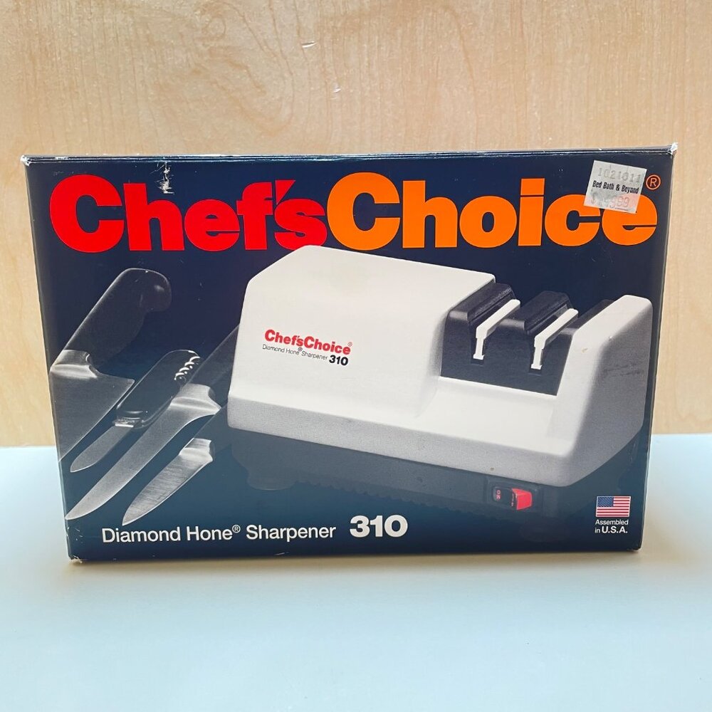 ChefsChoice Diamond Hone Knife Sharpener Model 310 Two-Stage Kitchen & Pocket Kn